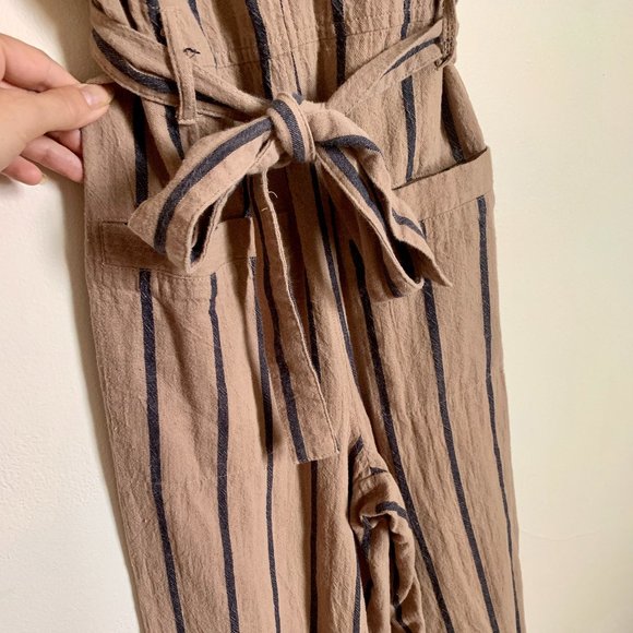 Mod Ref The Matilda Navy/Tan Jumpsuit - Picture 6 of 9